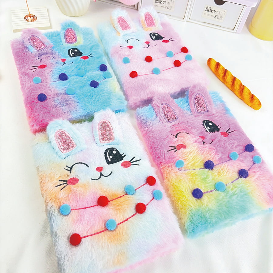 A5 ງາມ Cat Diary Diary ໃສ່ປື້ມບັນທຶກ plush plush A5 ງາມ Cat Diary Diary ໃສ່ປື້ມບັນທຶກ plush plush